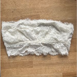 Aerie strapless lace bralette